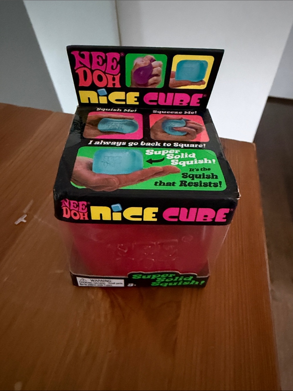 NeeDoh Nice Cube Kids Squishy Toy - Red